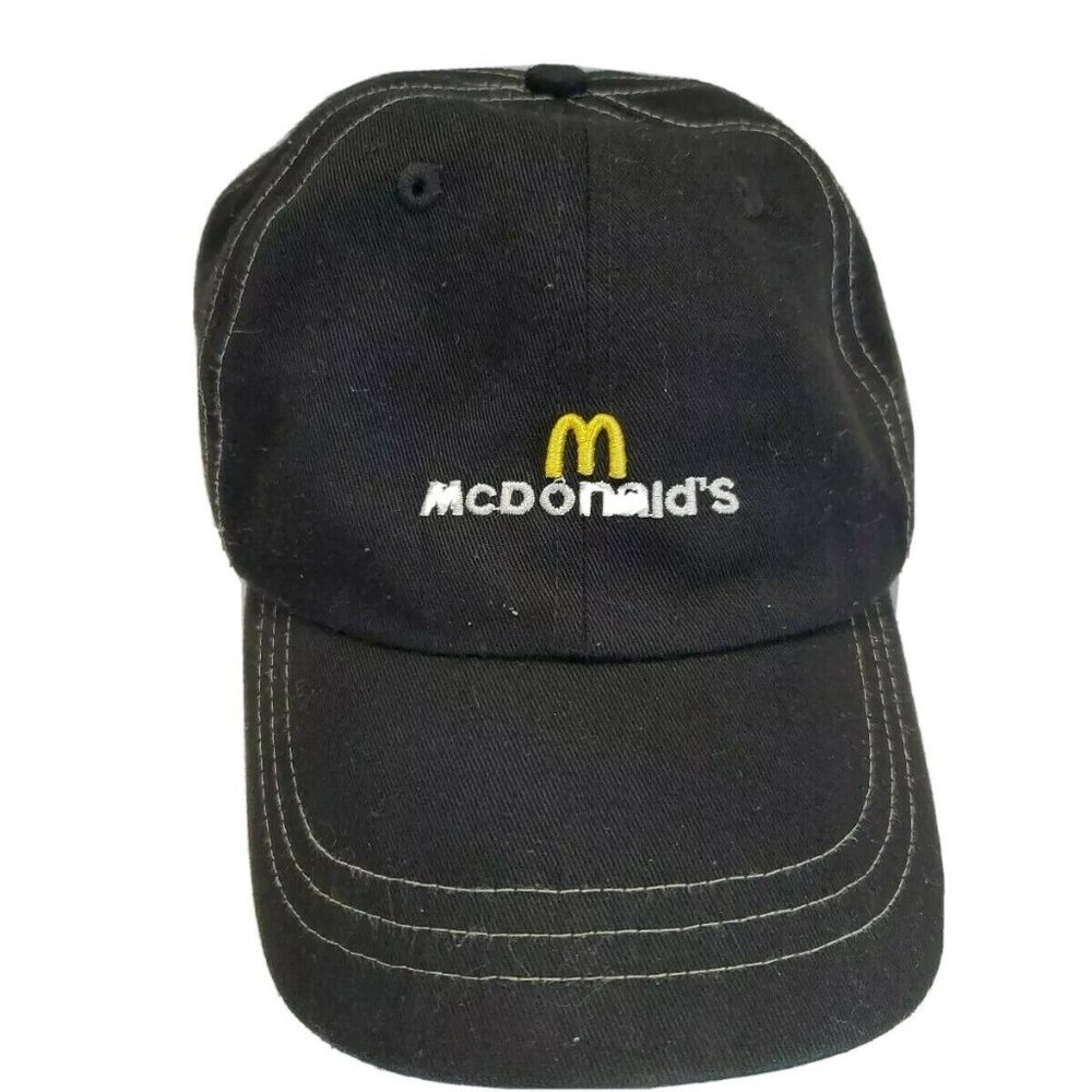 L14e mcdonalds employee hat  stitched adjustable